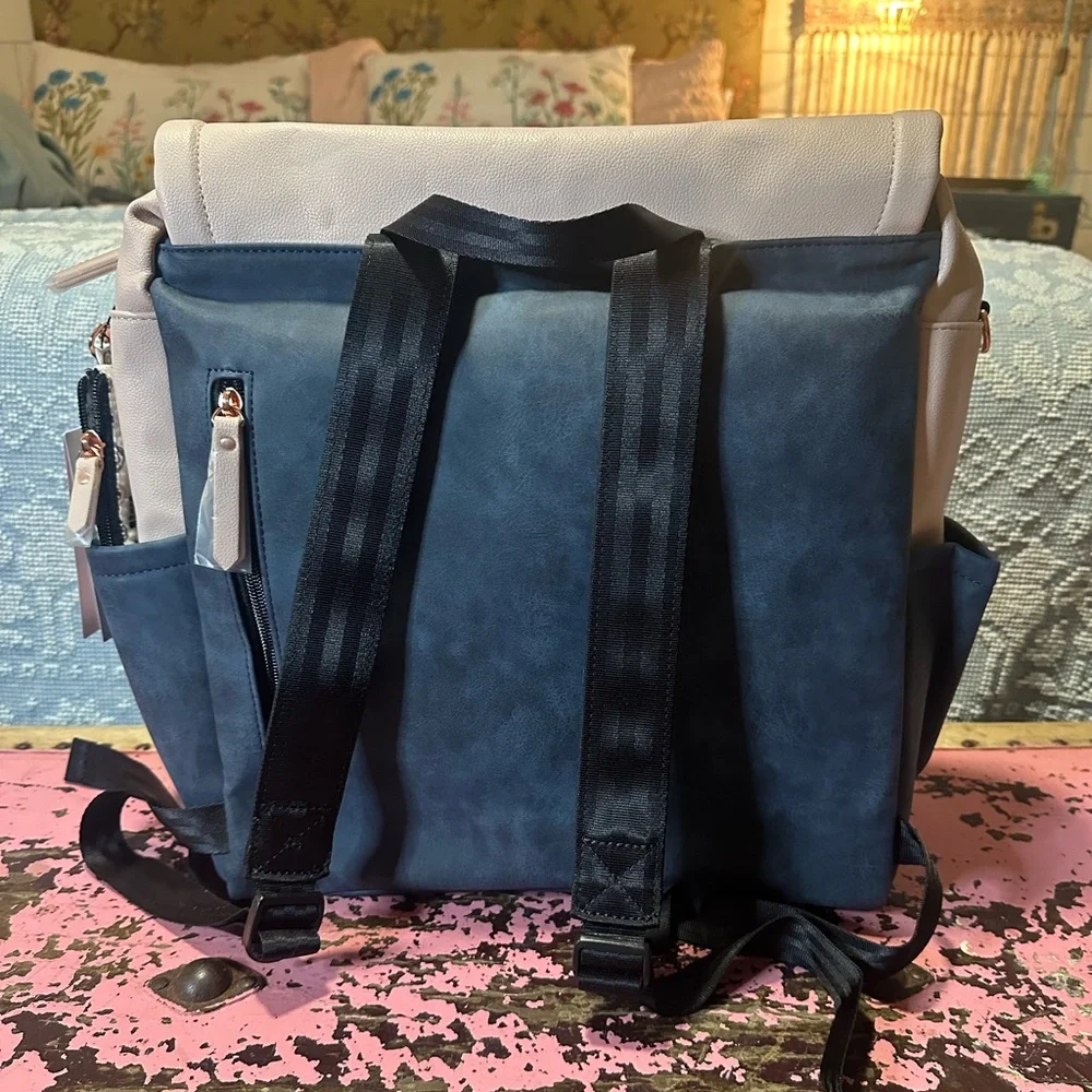 PETUNIA PICKLE BOTTOM Boxy Backpack Indigo/Blush - NWT - Picture 6 of 16